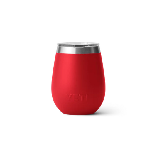 YETI RAMBLER 10oz 296ml WINE TUMBLER WITH MAGSLIDER LID [CLR:RESCUE RED]