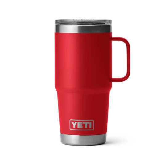 YETI RAMBLER R20oz 591ML TRAVEL MUG [CLR:RESCUE RED]
