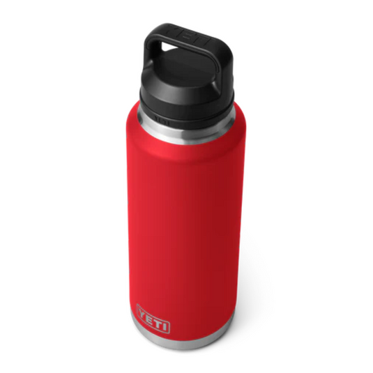 YETI RAMBLER BOTTLE 46oz 1.4L WITH CHUG CAP [CLR:RESCUE RED]