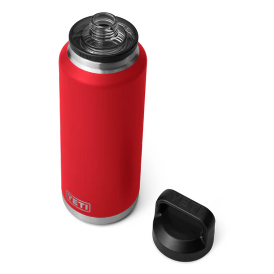 YETI RAMBLER BOTTLE 46oz 1.4L WITH CHUG CAP [CLR:RESCUE RED]