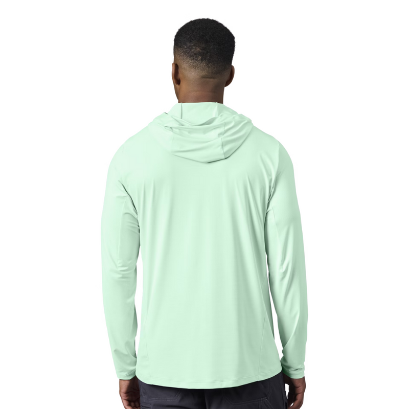 Load image into Gallery viewer, YETI HOODED ULTRA LIGHTWEIGHT SUNSHIRT [CLR:ICE BLUE SZ:SMALL]
