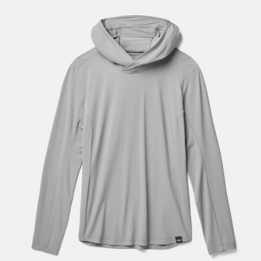YETI HOODED ULTRA LIGHTWEIGHT SUNSHIRT [CLR:GRAY SZ:LARGE]