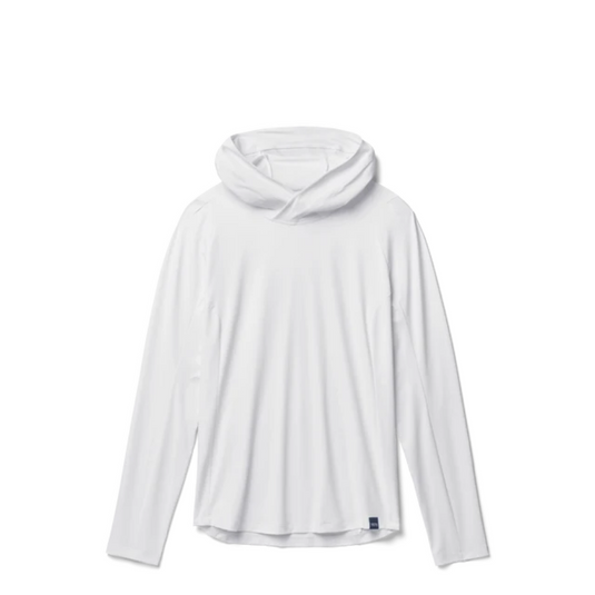 YETI HOODED ULTRA LIGHTWEIGHT SUNSHIRT WOMENS [CLR:WHITE SZ:MEDIUM]