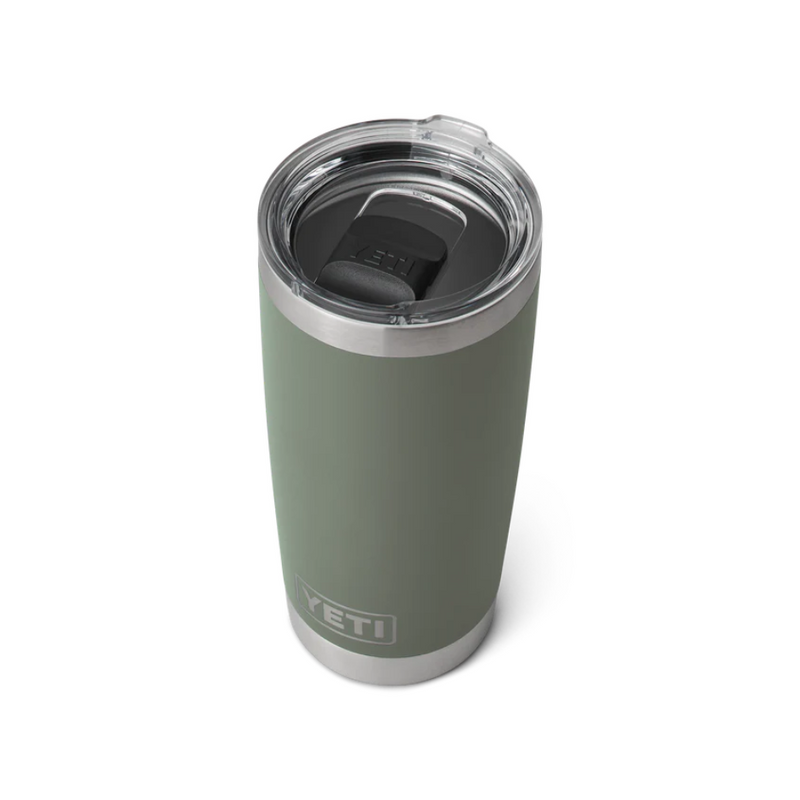 Load image into Gallery viewer, YETI RAMBLER 20oz 591ML TUMBLER WITH MAGSLIDER LID [CLR:CAMP GREEN]
