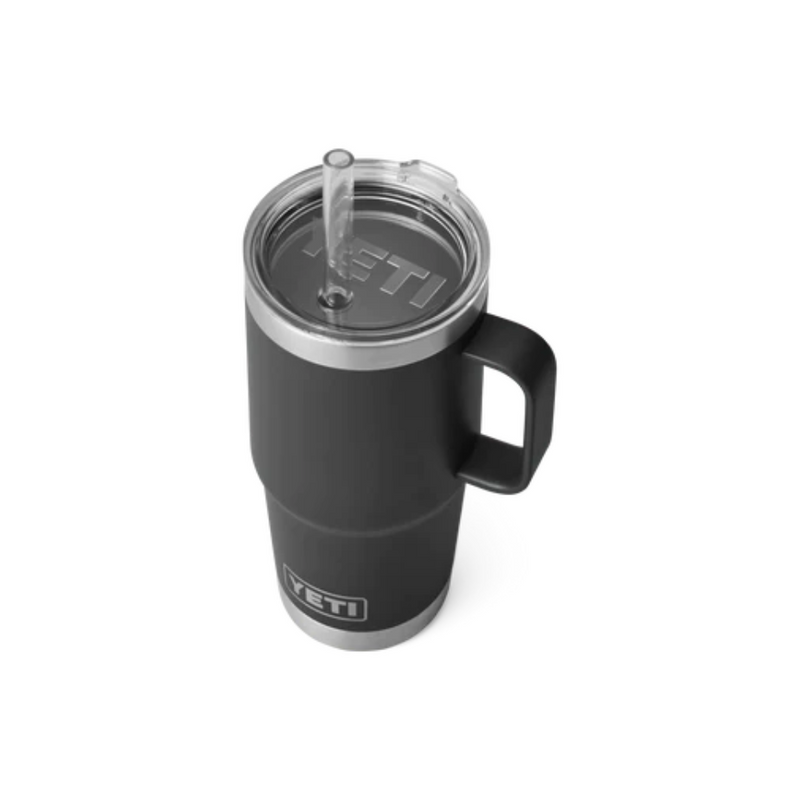 Load image into Gallery viewer, YETI RAMBLER 35oz 1035ML MUG WITH STRAW LID [CLR:BLACK]
