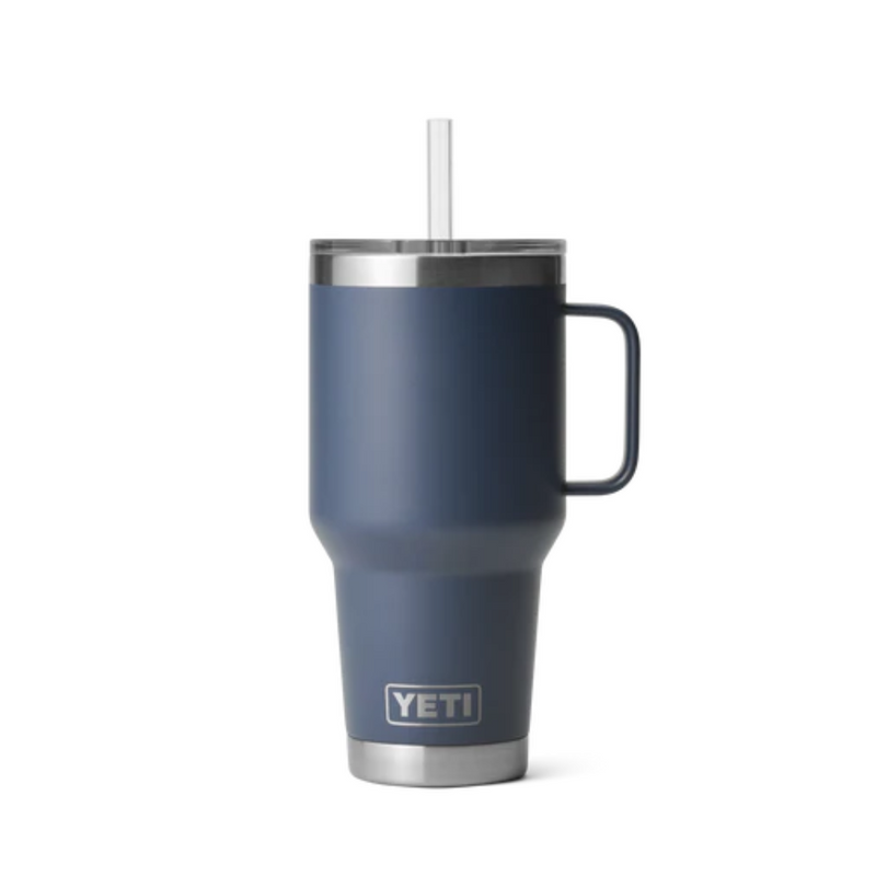 Load image into Gallery viewer, YETI RAMBLER 35oz 1035ML MUG WITH STRAW LID [CLR:NAVY]
