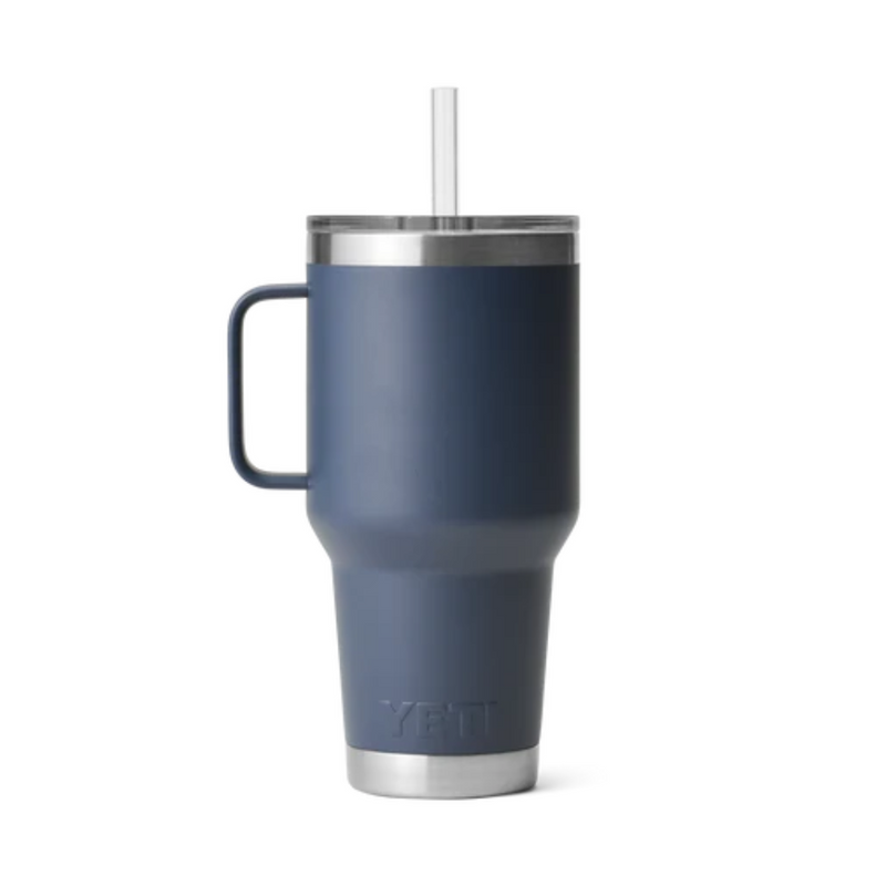 Load image into Gallery viewer, YETI RAMBLER 35oz 1035ML MUG WITH STRAW LID [CLR:NAVY]

