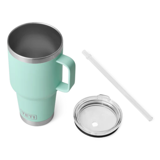YETI RAMBLER 35oz 1035ML MUG WITH STRAW LID [CLR:SEAFOAM]