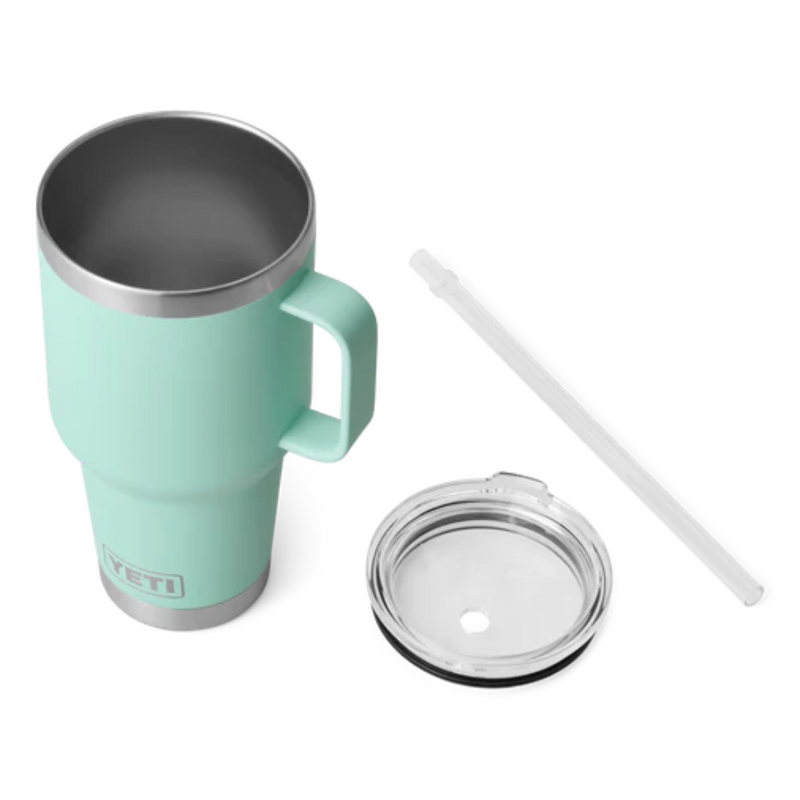 Load image into Gallery viewer, YETI RAMBLER 35oz 1035ML MUG WITH STRAW LID [CLR:SEAFOAM]
