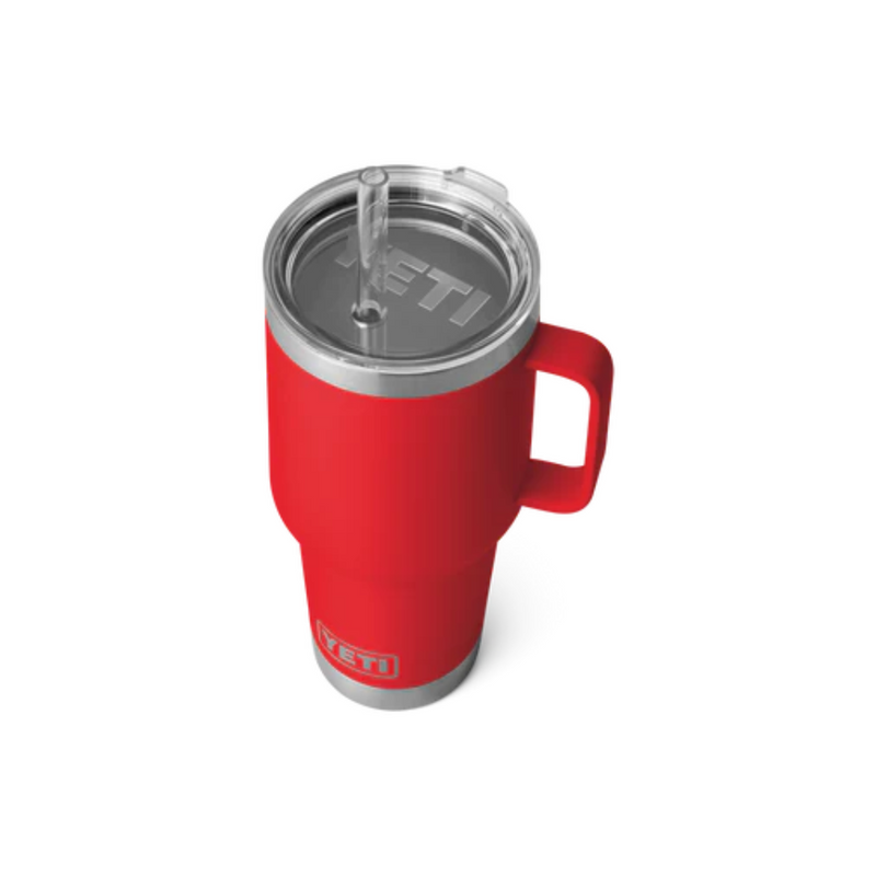 Load image into Gallery viewer, YETI RAMBLER 35oz 1035ML MUG WITH STRAW LID [CLR:RESCUE RED]
