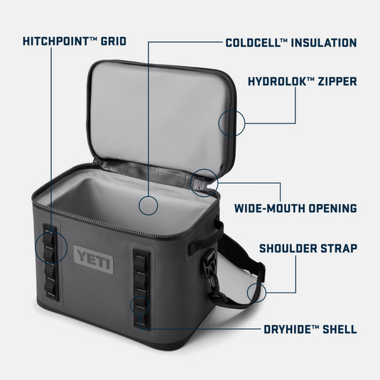YETI HOPPER FLIP 18 SOFT COOLER [CLR:BLACK]