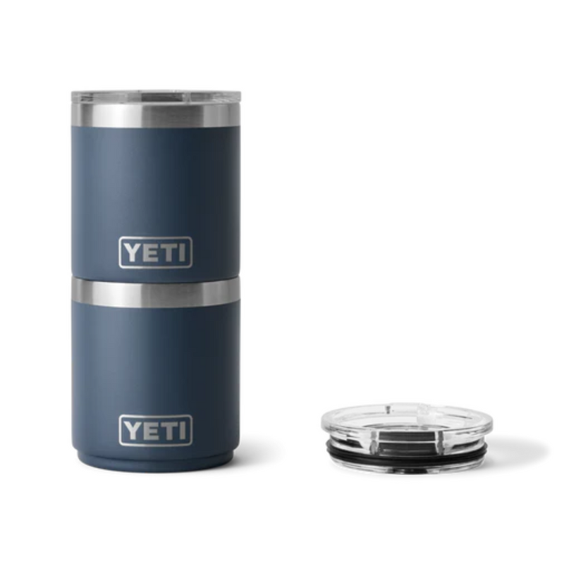 Load image into Gallery viewer, YETI RAMBLER 10oz 296ml LOWBALL STACKABLE WITH MAGSLIDER LID [CLR:NAVY]
