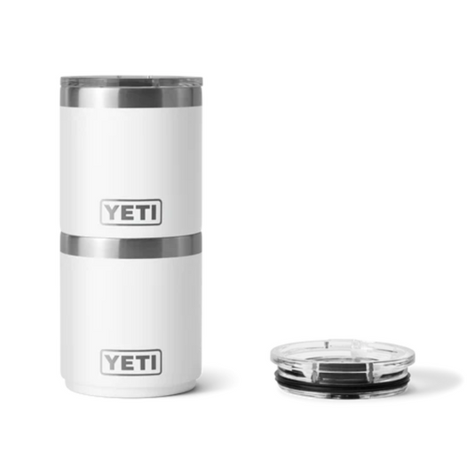 YETI RAMBLER 10oz 296ml LOWBALL STACKABLE WITH MAGSLIDER LID [CLR:WHITE]