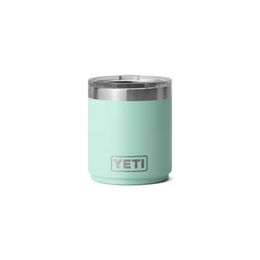 YETI RAMBLER 10oz 296ml LOWBALL STACKABLE WITH MAGSLIDER LID [CLR:SEAFOAM]