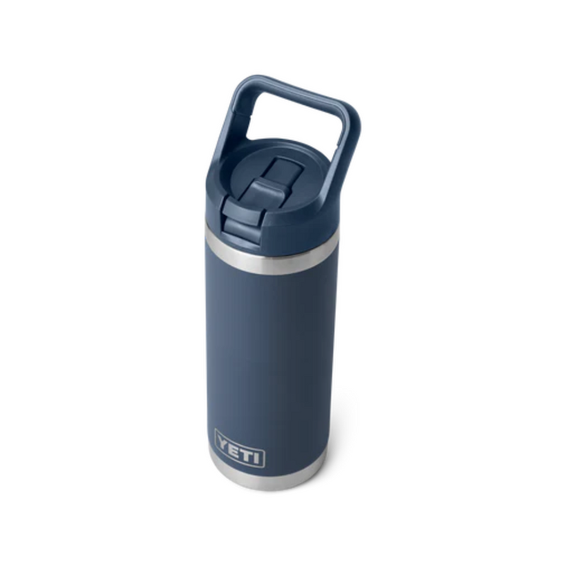 Load image into Gallery viewer, YETI RAMBLER BOTTLE 18oz 532ml WITH STRAW CAP [CLR:NAVY]
