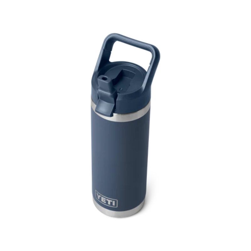 Load image into Gallery viewer, YETI RAMBLER BOTTLE 18oz 532ml WITH STRAW CAP [CLR:NAVY]
