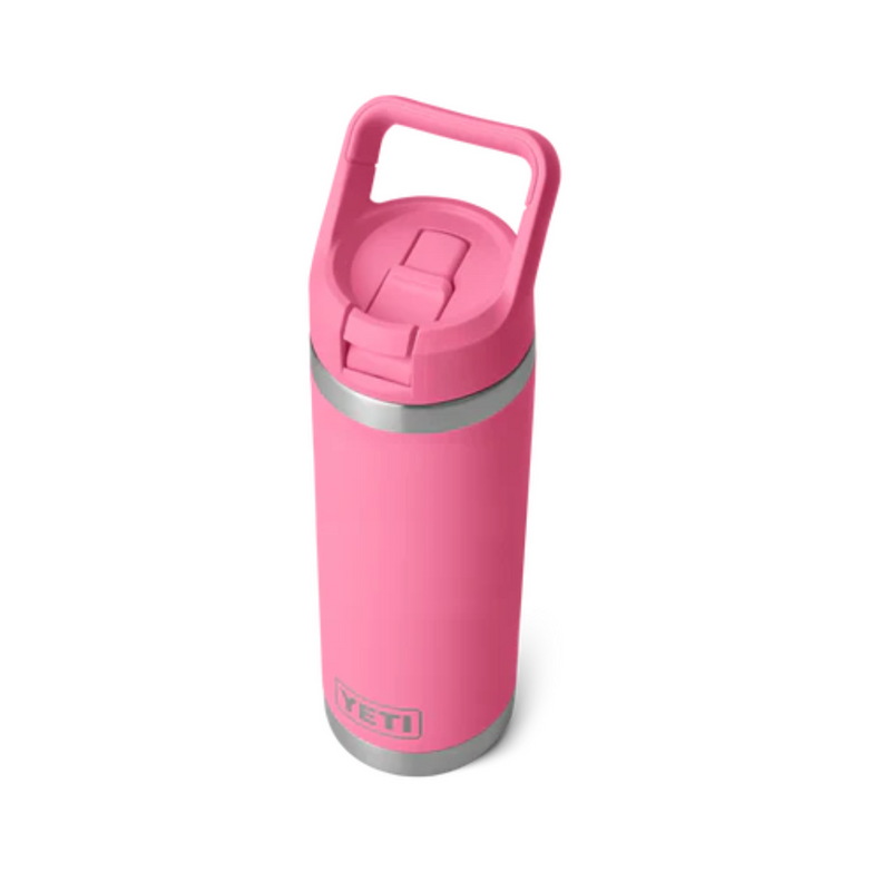 Load image into Gallery viewer, YETI RAMBLER BOTTLE 18oz 532ml WITH STRAW CAP [CLR:HARBOUR PINK]
