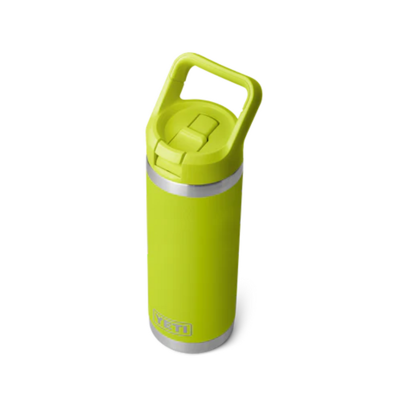 Load image into Gallery viewer, YETI RAMBLER BOTTLE 18oz 532ml WITH STRAW CAP [CLR:CHARTREUSE]
