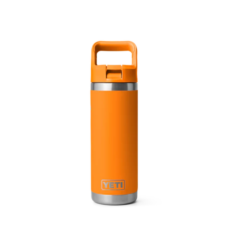 Load image into Gallery viewer, YETI RAMBLER BOTTLE 18oz 532ml WITH STRAW CAP [CLR:KING CRAB ORANGE]
