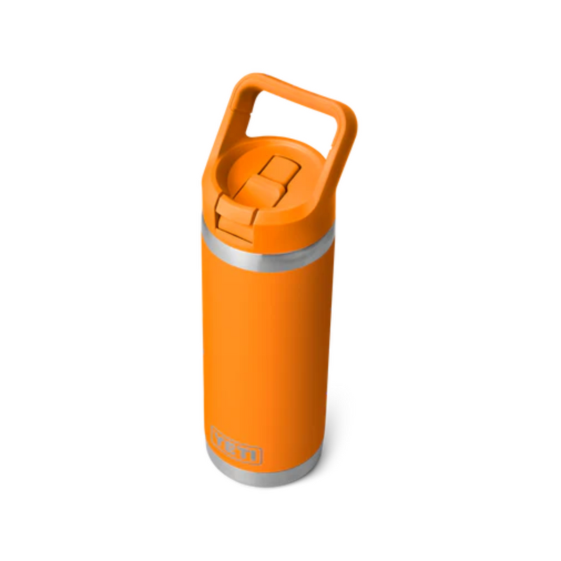 Load image into Gallery viewer, YETI RAMBLER BOTTLE 18oz 532ml WITH STRAW CAP [CLR:KING CRAB ORANGE]
