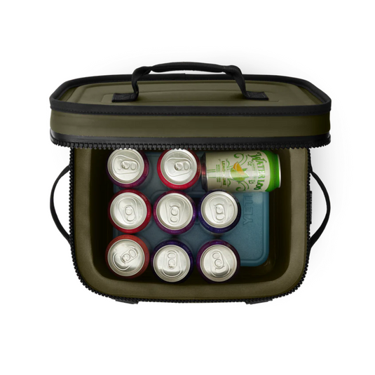 YETI HOPPER FLIP 12 SOFT COOLER [CLR:OLIVE/BLACK]