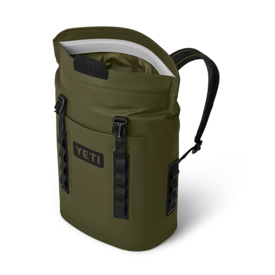 YETI HOPPER BACKPACK M12 SOFT COOLER [CLR:OLIVE/BLACK]