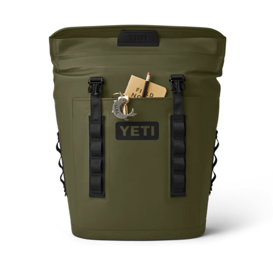 YETI HOPPER BACKPACK M12 SOFT COOLER [CLR:OLIVE/BLACK]