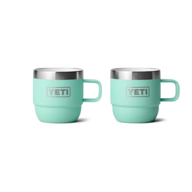 YETI RAMBLER 6oz 177ML ESPRESSO STACKABLE MUG 2 PK [CLR:SEAFOAM]