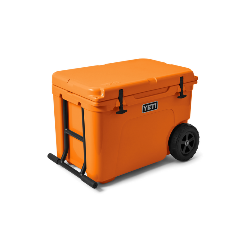 Load image into Gallery viewer, YETI TUNDRA HAUL WHEELED HARD COOLER [CLR:KING CRAB ORANGE]
