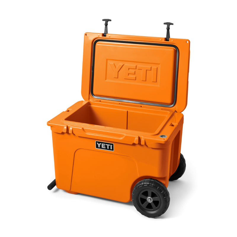 Load image into Gallery viewer, YETI TUNDRA HAUL WHEELED HARD COOLER [CLR:KING CRAB ORANGE]

