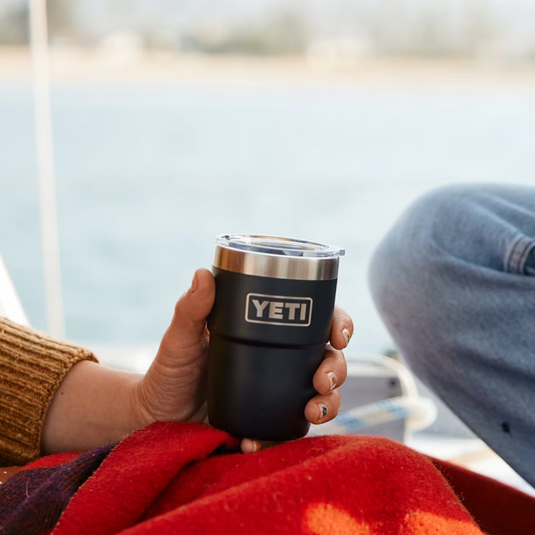 YETI RAMBLER 8oz 236ML STACKABLE CUP WITH MAGSLIDER LID [CLR:BLACK]