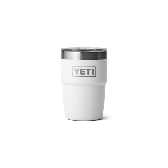 YETI RAMBLER 8oz 236ML STACKABLE CUP WITH MAGSLIDER LID [CLR:WHITE]
