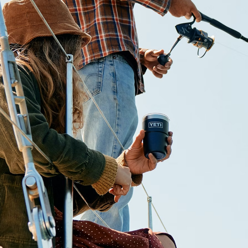 Load image into Gallery viewer, YETI RAMBLER 8oz 236ML STACKABLE CUP WITH MAGSLIDER LID [CLR:NAVY]
