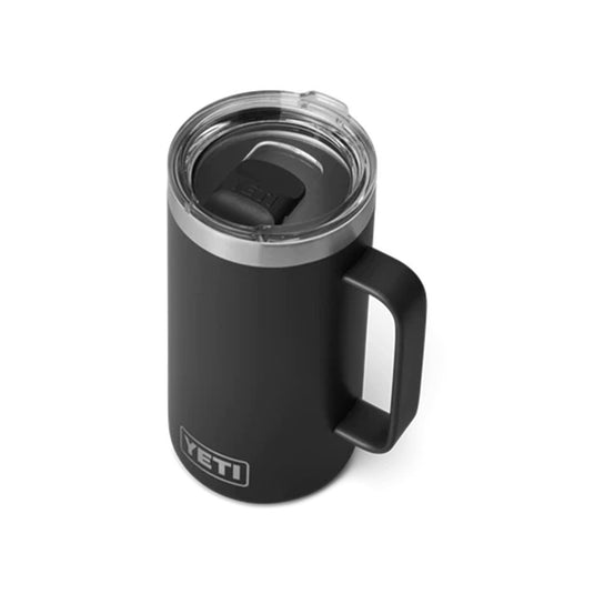 YETI RAMBLER 24oz 710ML MUG WITH MAGSLIDER LID [CLR:BLACK]
