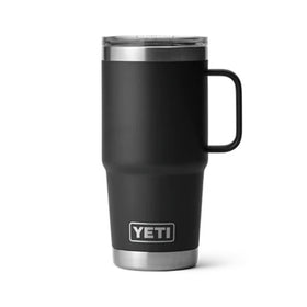 YETI RAMBLER R20oz 591ML TRAVEL MUG [CLR:BLACK]