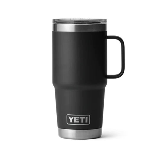 YETI RAMBLER R20oz 591ML TRAVEL MUG [CLR:BLACK]