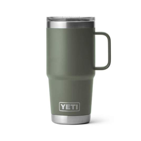 YETI RAMBLER R20oz 591ML TRAVEL MUG [CLR:CAMP GREEN]