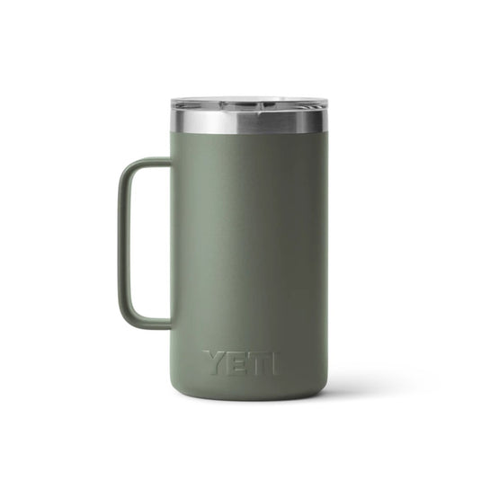 YETI RAMBLER 24oz 710ML MUG WITH MAGSLIDER LID [CLR:CAMP GREEN]