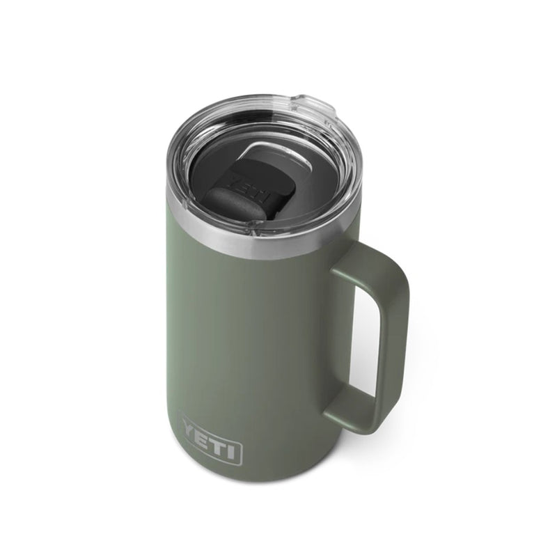 Load image into Gallery viewer, YETI RAMBLER 24oz 710ML MUG WITH MAGSLIDER LID [CLR:CAMP GREEN]
