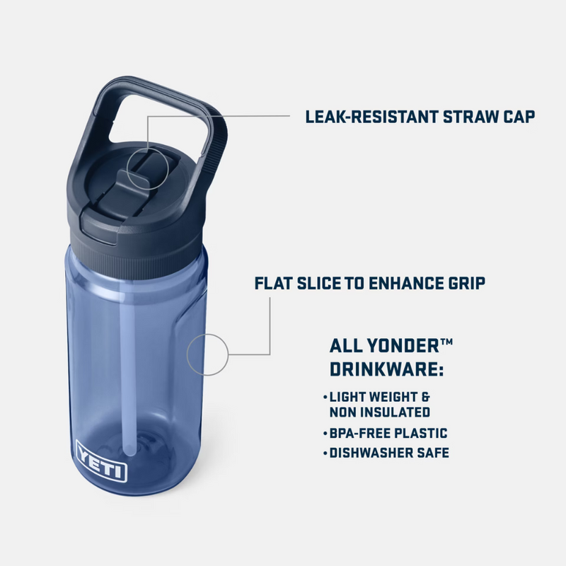 Load image into Gallery viewer, YETI YONDER 600ml STRAW BOTTLE [CLR:NAVY]
