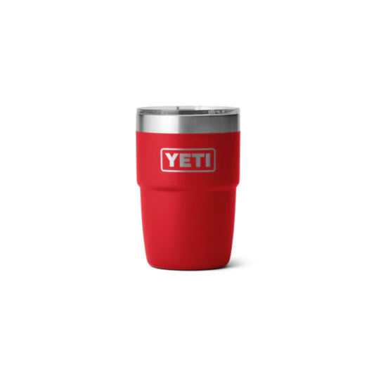YETI RAMBLER 8oz 236ML STACKABLE CUP WITH MAGSLIDER LID [CLR:RESCUE RED]