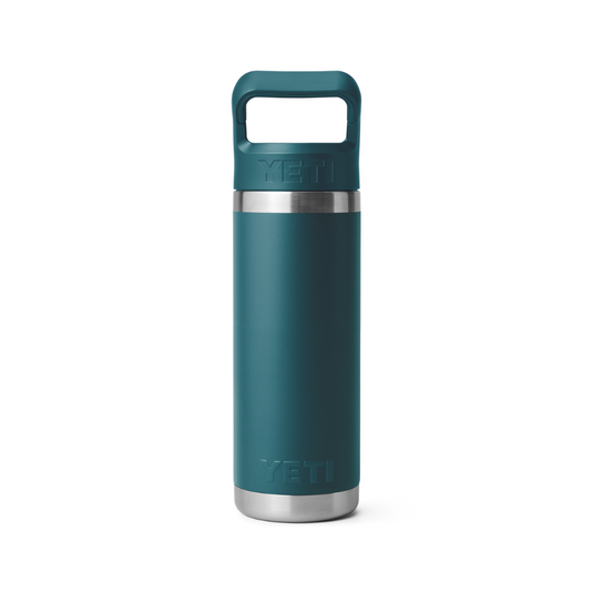 YETI RAMBLER BOTTLE 18oz 532ml WITH STRAW CAP [CLR:AGAVE TEAL]