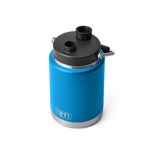 YETI RAMBLER HALF GALLON (1.9L) JUG [CLR:BIG WAVE BLUE]