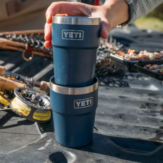 YETI RAMBLER 16oz 473ml STACKABLE CUP [CLR:NAVY]
