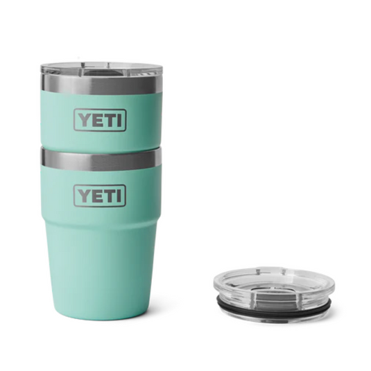 YETI RAMBLER 16oz 473ml STACKABLE CUP [CLR:SEAFOAM]