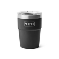 YETI RAMBLER 16oz 473ml STACKABLE CUP [CLR:BLACK]