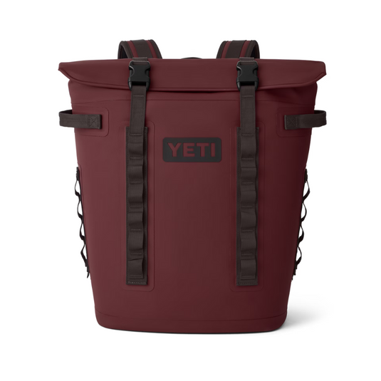 YETI HOPPER BACKPACK M20 2.5 SOFT COOLER [CLR:WILD VINE RED / DARK GRAY]