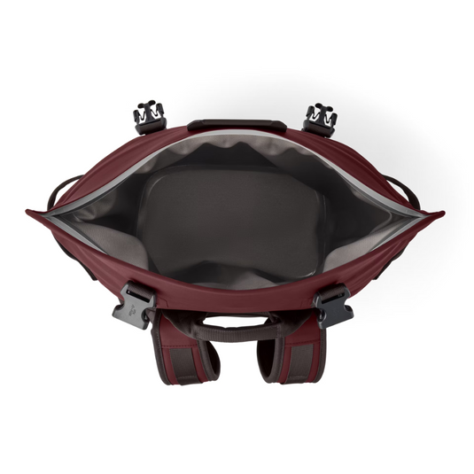 YETI HOPPER BACKPACK M20 2.5 SOFT COOLER [CLR:WILD VINE RED / DARK GRAY]