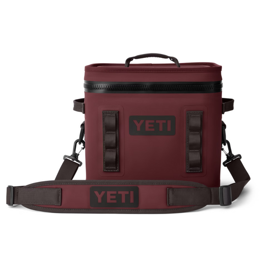 YETI HOPPER FLIP 12 SOFT COOLER [CLR:WILD VINE RED / DARK GRAY]