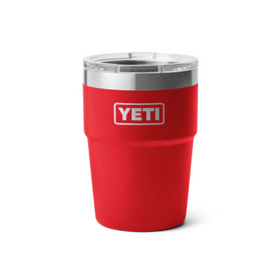 YETI RAMBLER 16oz 473ml STACKABLE CUP [CLR:RESCUE RED]